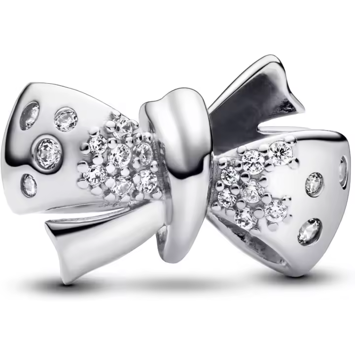 Pandora Charm Moments lazo brillante，Incluye Caja Original - 1