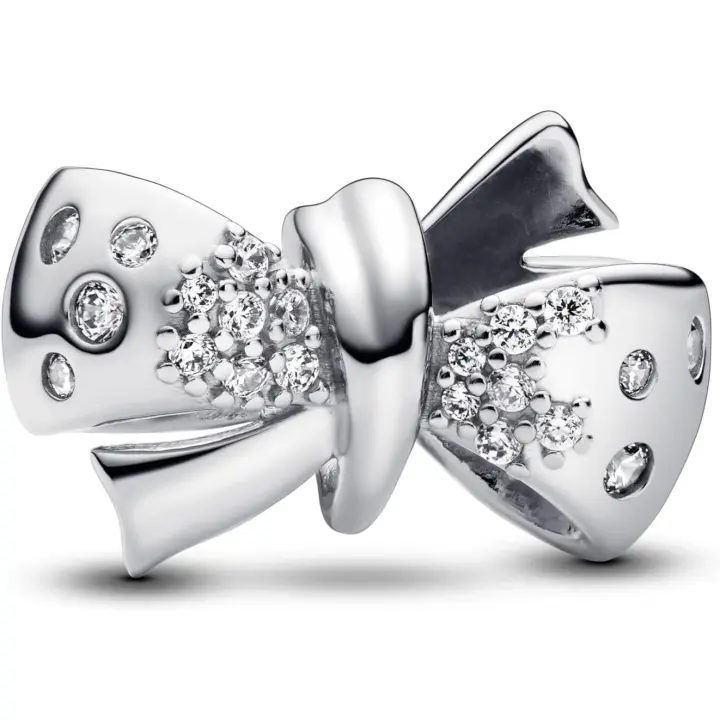 Pandora Charm Moments lazo brillante，Incluye Caja Original - 1