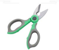 Tijeras Multifuncionales De Acero Inoxidable Con Mango De PP Y TPR Para Eléctricos Corte De Alambre Y Cable Herramienta De Pesca - details 8