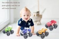 Juguetes De Coche Monstruo Y Máquina Inflamable Russian Crusher Camión De Combate Figura De Vehículos Blaze Regalo De Cumpleaños Para Niños - details 1