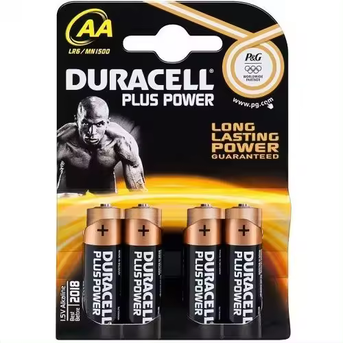 Pila duracell MN1500 LR6-AA 1.5 v pack 4 pilas - 1
