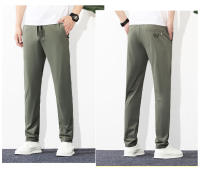 Pantalones Deportivos Y Casuales Para Hombre 2024 Primavera/Verano Cómodos Transpirables Secado Rápido Moda Pantalones Elásticos Casual - details 2