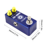 Pedal De Efectos Para Guitarra Eléctrica Chorus True Bypass Enchufe DC 9V Entrada/Salida 6.35mm Aluminio Pulido Profundidad/Tasa - details 5