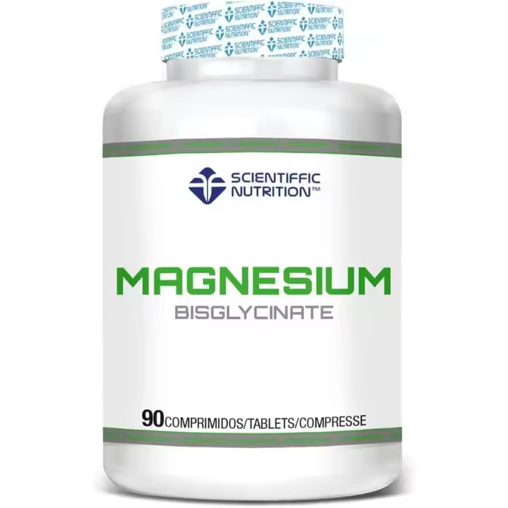 Magnesio Bisglicinato 300mg de Scientiffic Nutrition, Comprimidos con Magnesio Bisglicinato y Vitamina B6, Complemento Alimenticio de Alta Absorción, Mejora la Fatiga y el Rendimiento, 90 Cápsulas para una Salud Óptima. - 1