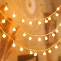 Luces De Navidad LED En Cadena De 10M Con Incluido Bombilla Potencia USB/Batería Decoración De Jardín Y Bodas Luces Faeiras Para Exterior - details 3