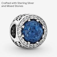 Pulsera Pandora with Cuentos en Azul intense brilliant y Charm Moments - Joyas para Mujer-Fabricada en Plata de Legislación - details 1