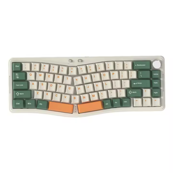 AJAZZ AKS068 Struktura Uschelke Alice68 Teclado Mecánico RGB Modo Triple Hot Swap Ergonómico 68 Teclas Sea Salt Shaft - 1