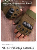 Guantes Proteccion Media Dedo Universal Para Entrenamiento Fitness Antideslizante Ciclismo Transpirables Y Duraderos Viajes Al Aire Libre - details 1