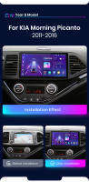Junsun Radio Coche para KIA Morning Picanto 2011 2012 2013 2014 2015 2016 AI Voice 2 din Pantalla Coche Android Auto Multimedia Navegación GPS Auto radio - details 2