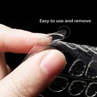 1200Pcs Pegatinas Adhesivas Para Uñas Doble Cara Transparente Y Hidratante Pegamento Para Uñas Falsas Herramienta DIY De Manicura - details 6
