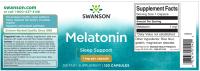 SWANSON **Melatonina 1 mg 120 cápsulas** PACK DUO Desempeña un papel crucial en la promoción del descanso y la relajación - Ayuda a controlar el ciclo sueño - details 1