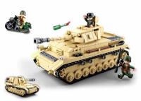 Bloques De Construcción De Tanque Panzer IV WW2 543PCS Juguetes Educativos Para Niños Decoración De Escritorio Para Niños Regalos De Vacaciones Modelos Militares De Vehículos - details 3