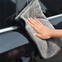 Toalla De Lavar Coche 1200GSM Doble Cara Toalla Detallada De Redes Treceadas Super Absorbente Para Limpieza Del Hogar Y Coche - details 0