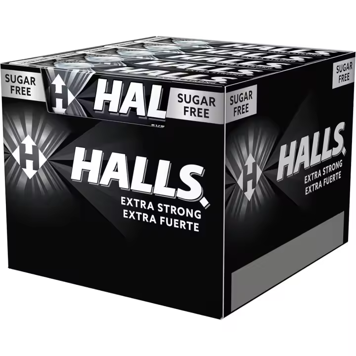 Caramelos Halls Extra Fuerte 20 tabletas - 1