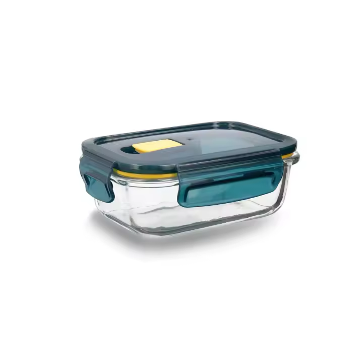 Recipiente Hermético de Vidrio Quid Astral 15x11x6cm - 37CL Azul - 1
