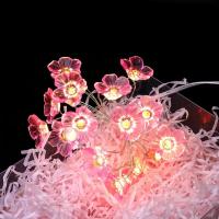 Luces De Fairy De Flor De Cerezo Rosa 1PC 10/20/30 LED Lámpara De Cadena Operada Por Batería Decorativa Para Interior Y Exterior - details 6