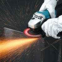 Radial: Miniamoladora angular con interruptor deslizante para cortar y rectificar 840W 115mm. 9557HNR Makita - details 2