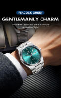 Reloj De Cuarzo Para Hombre PAAZOMU Con Pantalla Luminosa Y Multifuncional Acero Inoxidable Resistente Al Agua Cronógrafo Fecha Estilo Casual - details 1