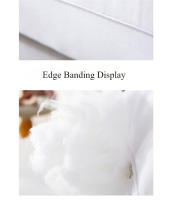 Almohada Suave De Algodón Blanca 1PC Rebound Para Dormitorio Cómoda Para Descansar Y Sueño Filling De Poliéster 100% - details 5