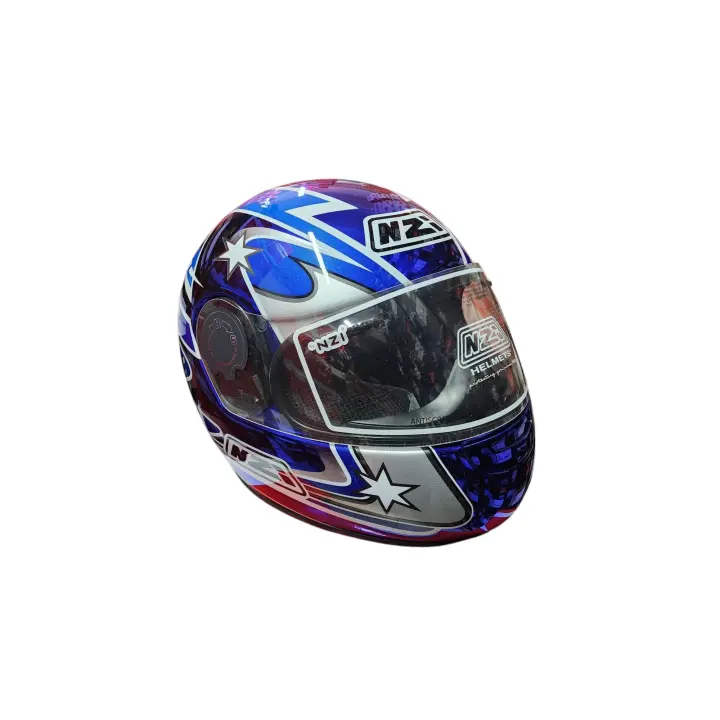 Casco integral Fibra de Vidrio NZI RZ 3 CA - Azul negro - 1