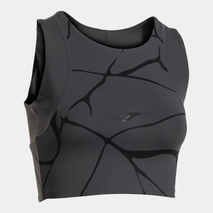 Camiseta Casual Joma Breath Negro Niña - 1