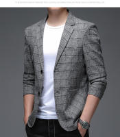 Chaleco a Cuadros Para Hombre Estilo Casual Elegante Con Solapa Única Vestimenta De Lujo Para Banquete Traje De Tela De Poliéster De Cierre Completo - details 10