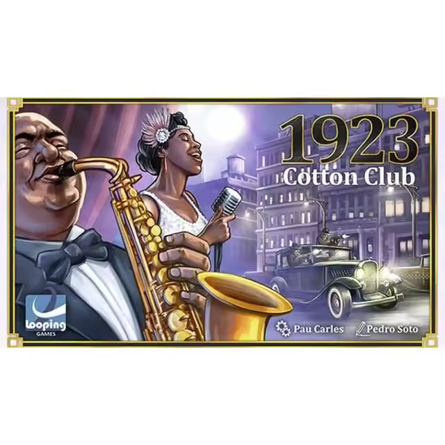 Looping Games | 1923: Cotton Club | Juego de Mesa de Estrategia | Consigue Atraer a las Celebridades a tu Local | 2 -4 jugadores | Español | Temática: Urbano - 1