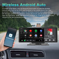 Radio de coche de 10.26" Cámara de salpicadero con Carplay y Android Auto Bluetooth FM Espejo de pantalla WIFI 2.4G-5G Con cámara de visión trasera - details 1