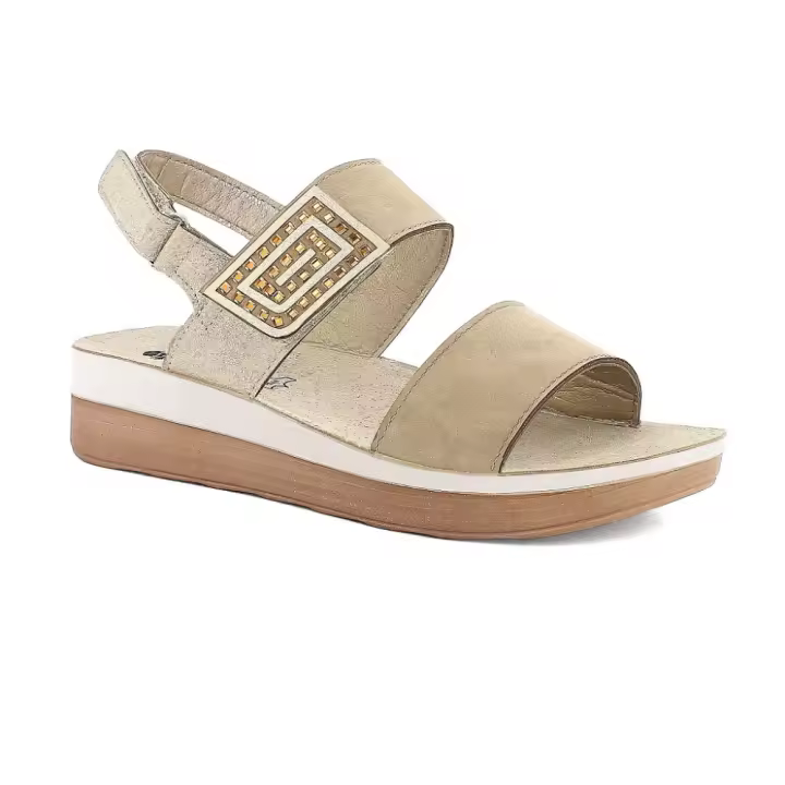 Sandalia confort Inblu para mujer FT17 color beig - 1