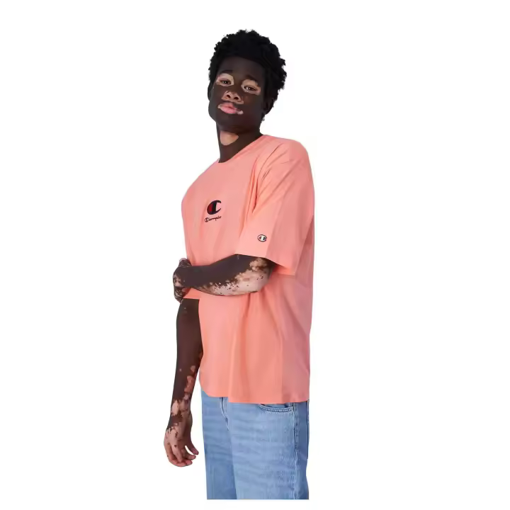 Camiseta de Manga Corta Champion  para hombre en color rosa - 1