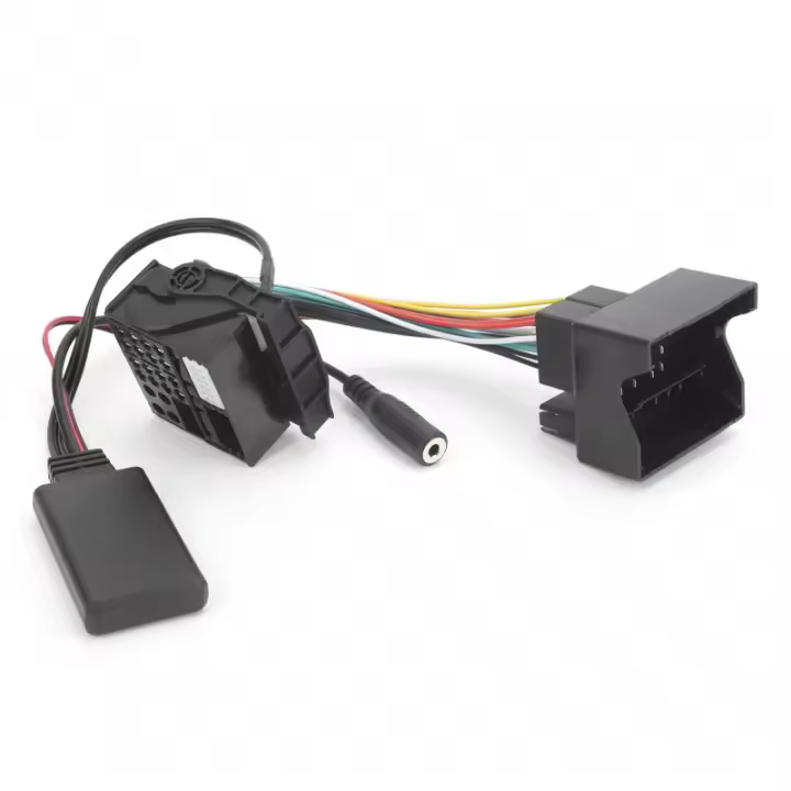 Adaptador De Audio Bluetooth 5.0 Con Micrófono Para Coche 59.1in Cable AUX Compatible Con E60 E63 E64 E65 E66 E87 modulo Bluetooth - 1