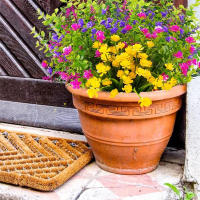 12 Bundles De Flores Artificiales Para Exteriores Resistentes Al UV Plantas De Plástico Para Jardín Patio Porche Decoración De Boda Farmacia Hogar Estilo Multicolor - details 4