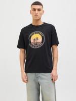 Jack & Jones SS25 Hombre Pack 2 Camisetas de Algodón Mod JJPALM TEE CREW logo estampado Moda Casual Informal REF 269418 - details 4
