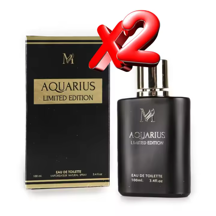 2 UNIDADES Aquarius Limited Edition Eau de Toilette para hombre 100ml Montage Brands Fragancia inspirada en otros perfumes Pour Homme Colonia - 1