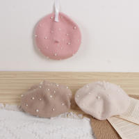 Gorro De Lana Para Niñas Invierno Retro Beret Con Perlas Gorro Infantil Para Otoño Invierno Acessorios De Ropa Para Niñas Edad 2-6 Años - details 15