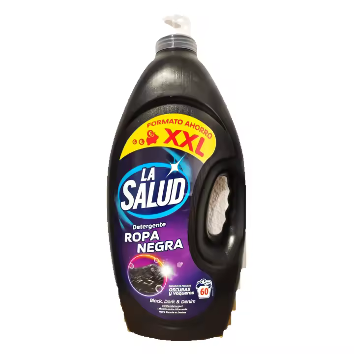 DETERGENTE FORMATO AHORRO XXL ROPA NEGRA LA SALUD - 1