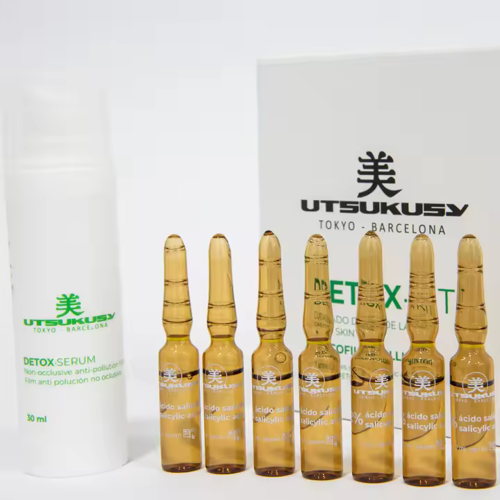 Utsukusy - Kit Detox Serum Detox + 7 ampollas acido salicilico 2ml - 1