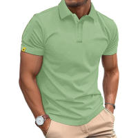 Camisa Polo De Verano Para Hombre Manga Corta Deportiva Casual Negocios Ligera Con Botones Transpirable Streetwear Top - details 8