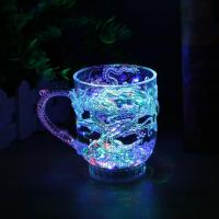 Taza De Bebida Luminosa De Dragon 285ml Con Inducción De Líquido Taza De Vino Y Whisky De Acrílico Batería Iluminación Para Fiesta Y Vacaciones - details 2