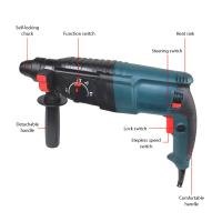 800W MultiFunction Rotary Electric Hammer 3-in-1 Electric Pick Hammer Drill Household Concrete Hammer Drill Machine Set - details 3