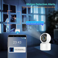 BIT Cámara de seguridad WiFi para interiores 2K, cámara WiFi con movimiento panorámico e inclinación de 360° de 2,4 GHz/5 GHz para seguridad del hogar - details 7
