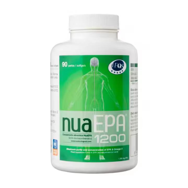Nua Epa 1200 - Complemento alimenticio de Epa - 90 Perlas - 1