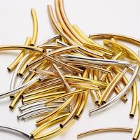 50-100Pcs/Lot Conectores De Tubo De Curva Dorado De Cobre Para Creación De Joyas Accesorios Para Pulseras Y Collares DIY Diámetro 25-30mm - details 3