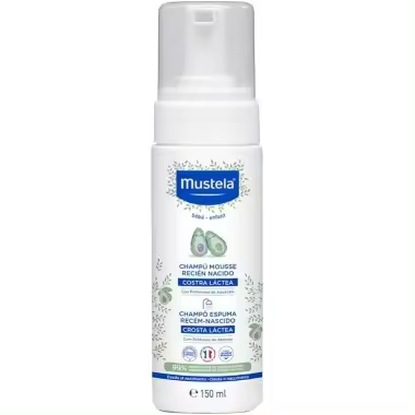 Champú Mousse Recién Nacido (Costra Láctea)150 ml.  Mustela - 1