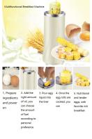 Hervidor De Huevos Y Rollitos De Huevo Eléctrico Multifuncional Mini Para Desayuno Cocina Herramientas De Cocina Con Enchufe EU ZARTSEN - details 0