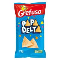 Grefusa  Pack PapaDelta Snack Sabor Jamón – Pack de 8 Bolsas Individuales de Patatas Triangulares – Aperitivo Crujiente – Ideal para Picar – Bolsa 73g x 8 - details 0