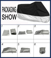 Cubierta De Motocicleta Hithotwin M-4XL Impermeable Y Protección UV Para Todas Las Estaciones Cubierta De Moto Para Exteriores E Interiores Cubierta De Lluvia Para Scooter - details 12