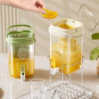 Botella De Agua Para Nevera Con Grifo Gran Capacidad Juguete De Agua Fría Para Bebidas Jug De Jugo Para El Hogar - details 9