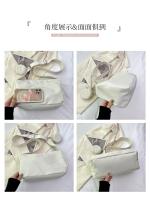 Bolso Bandolera De Gran Capacidad Estilo Coreano Otoño/Invierno Moda Casual Versátil Ligero De Oxford Para Mujer - details 6