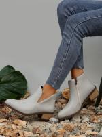 SP Botas Chelsea nuevo Botas de Mujer Botas Gruestas Tacón Bajo Botas de cuero botines retro Primavera y botas individuales Botas Cortas Mujer, - details 29